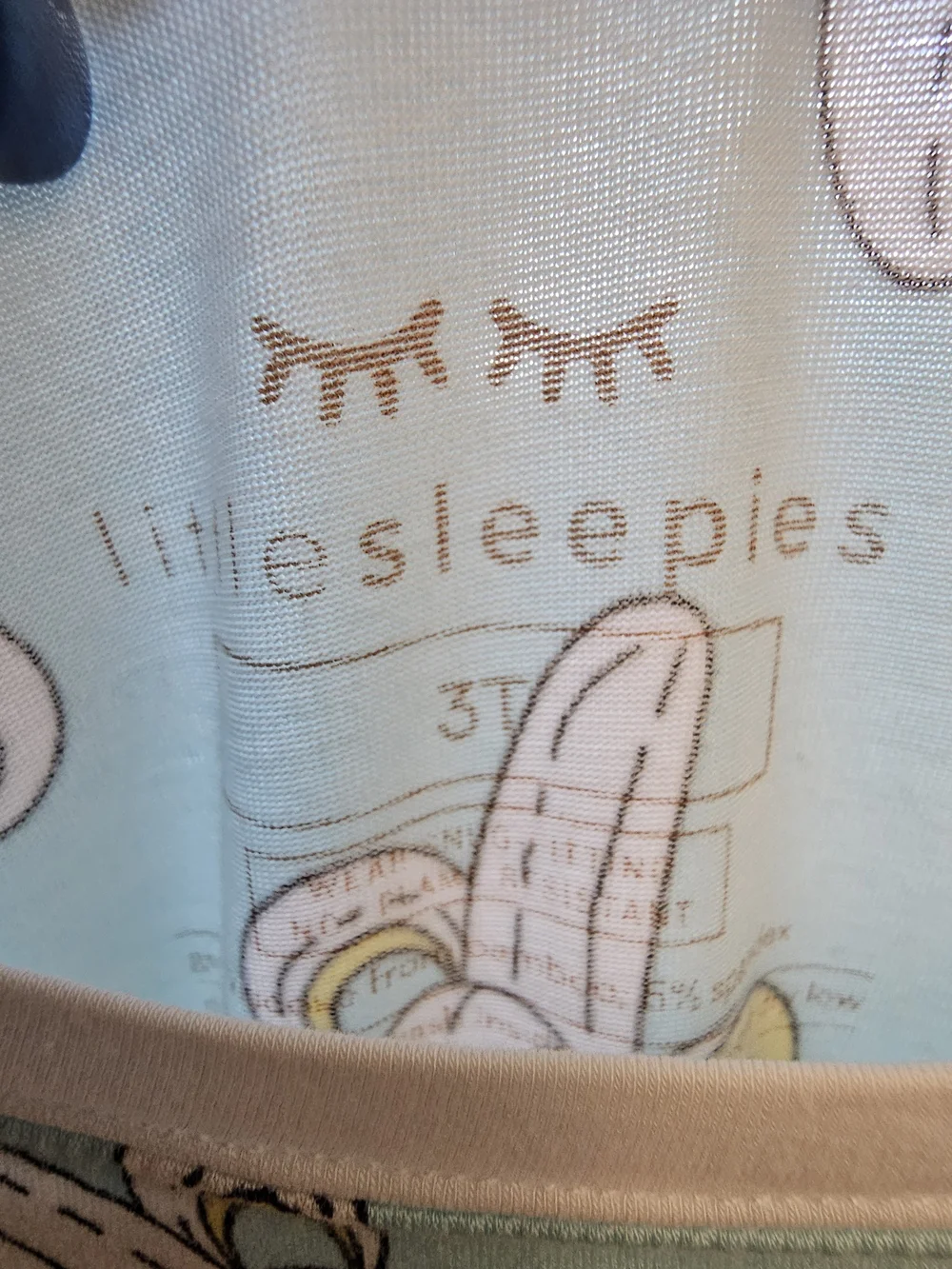 Little Sleepies OG Bananas Print 3T Long Sleeve Top with Pants